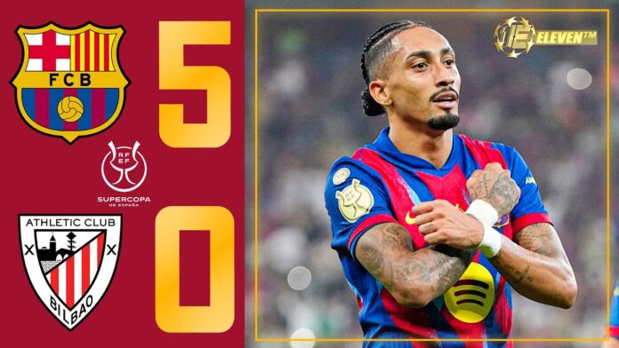 FC Barcelona x Athletic Bilbao 5-0 goleada histórica